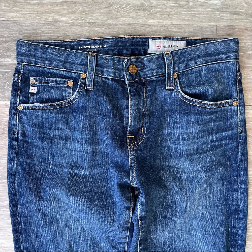 AG-ED Adriano Goldschmied Ex-Boyfriend Slouchy Slim Jeans 27R - Picture 6 of 14